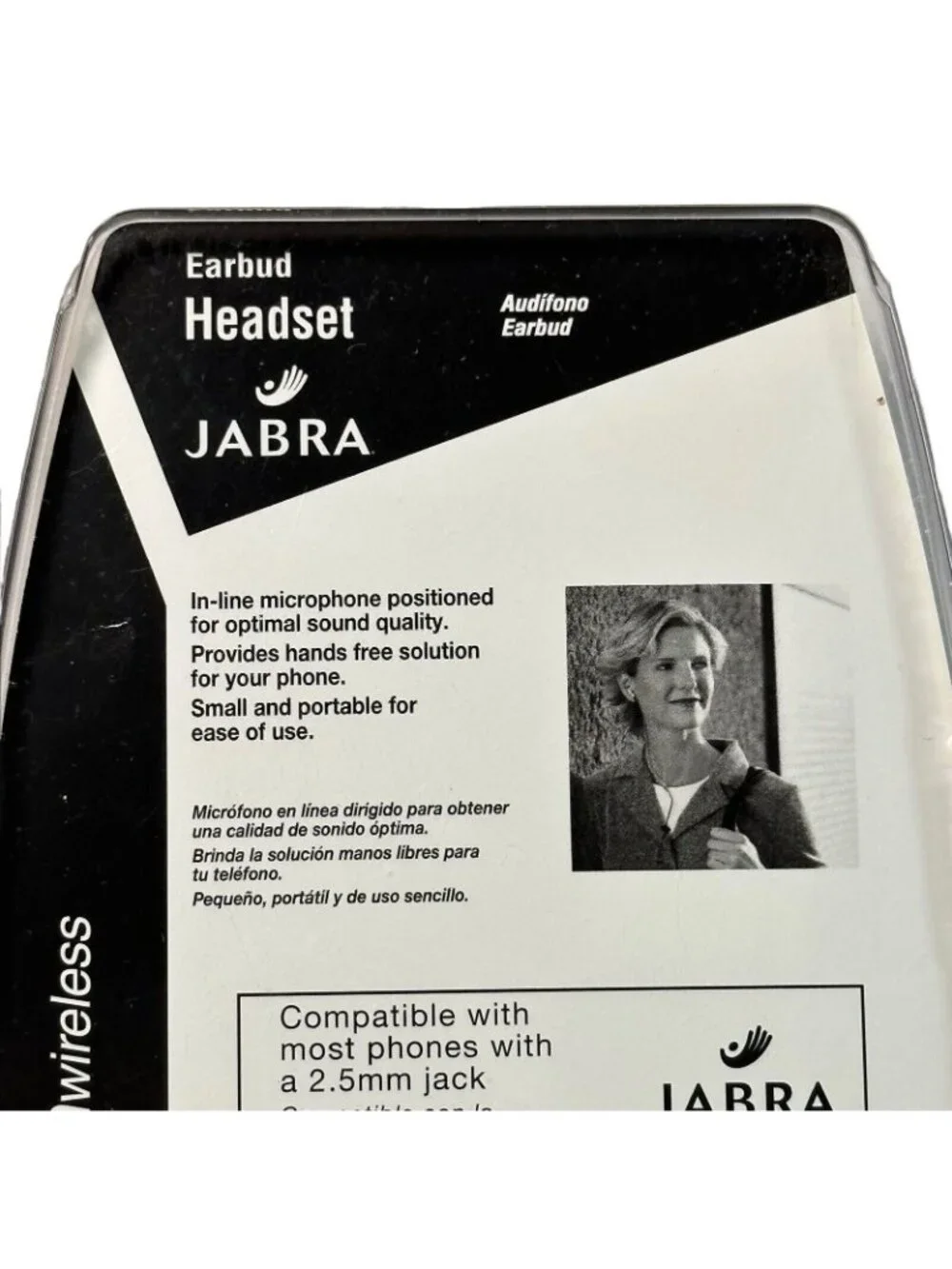 Jabra Earbud Headset Compatible With 2.5mm Jack For Phones Verizon Wireless